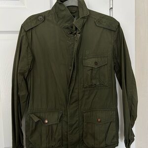 J. Crew Dark Green Military Field Jacket